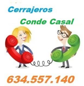 Telefono de la empresa cerrajeros Conde Casal